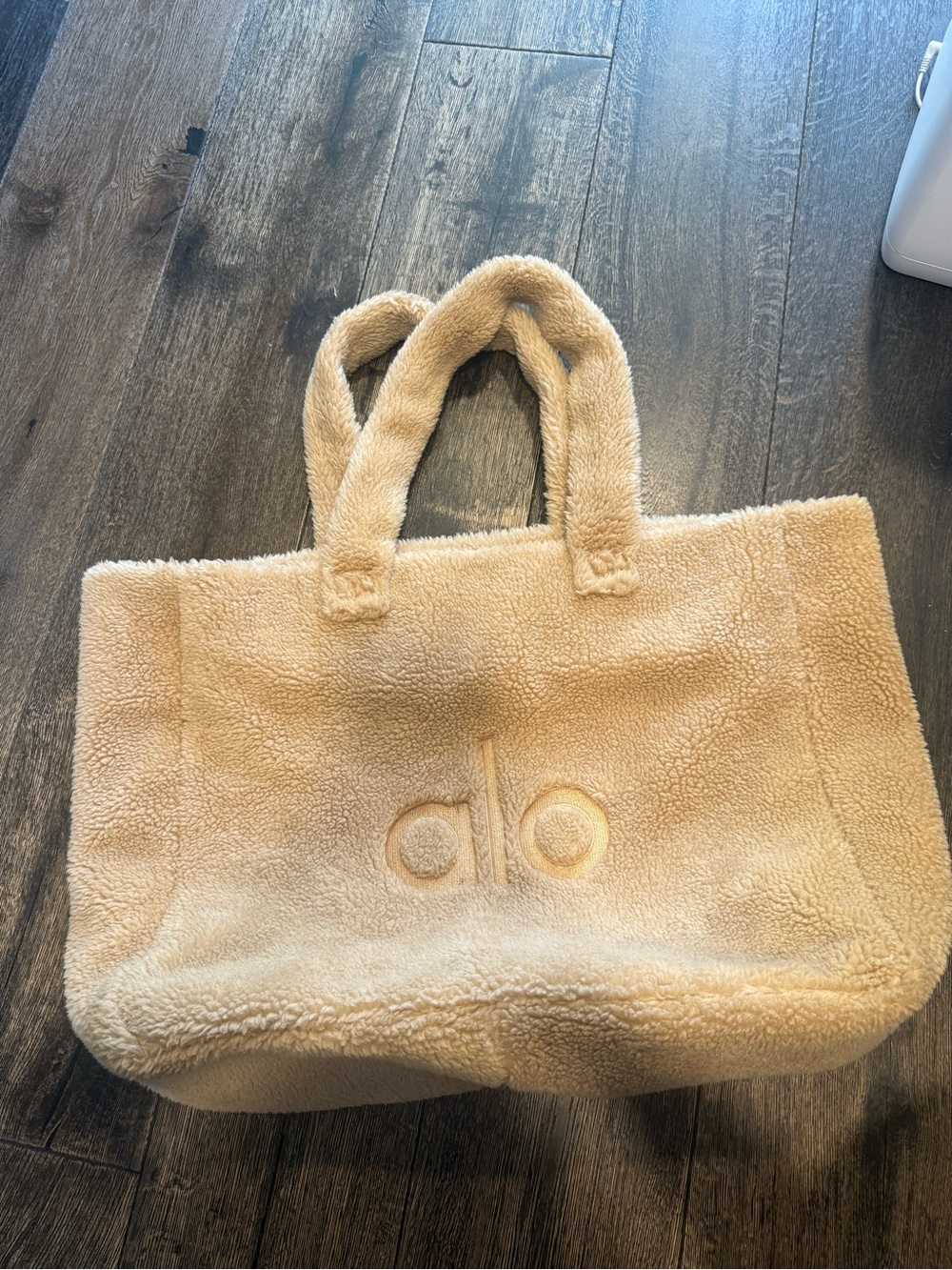 ALO Yoga Beige Sherpa Tote